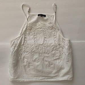 Kendall & Kylie white cotton top juniors medium M Excellent Condition Y2K